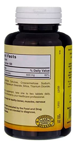Natures Blend Carbonato De Cálcio Puro 600 Mg 100 Tabs (168 - Imagem 3