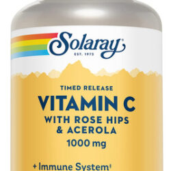 Suplemento De Vitamina C Solaray 1000 Mg Com Rosa Mosqueta 1