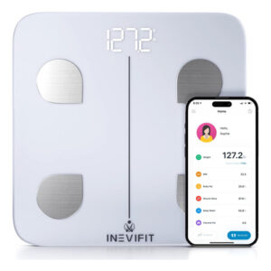 Báscula Inteligente Inevifit Monitor De Grama - Branco