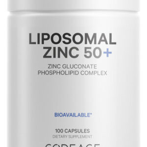 Suplemento Codeage Lipossomal Zinc 50 Mg 100 Cápsulas