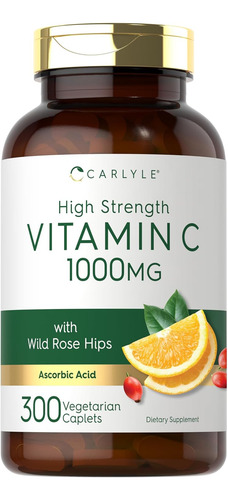 Carlyle Vitamina C 1000mg 300 Comprimidos Vegetarianos - Imagem 8