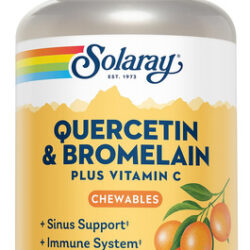 Suplemento Solaray Quercetina Com Bromelaína E Vitamina C Pa