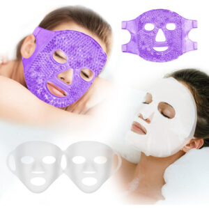 Conjunto De Máscara Facial De Gelo E Capa De Máscara Facial