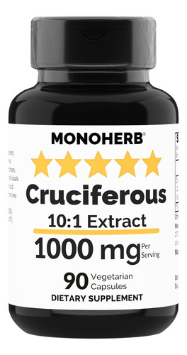Extrato Crucífero Monoherb 1000 Mg 90 Cápsulas Vegetais