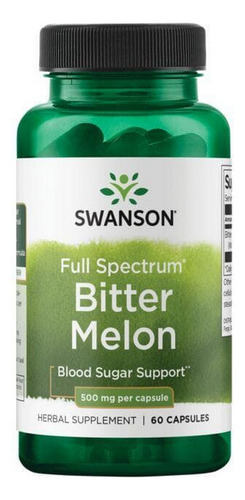 Melão Amargo De Espectro Completo 500 Mg 60 Cápsulas Da Swan - Imagem 2