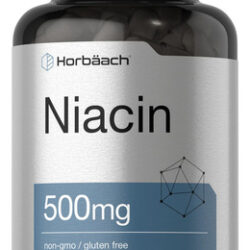 Suplemento Horbaach Niacina Vitamina B3 500 Mg 100 Cápsulas