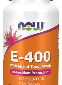 Vitamina E-400 Com Tocoferóis Mistos (100 Cápsulas Gelatinos