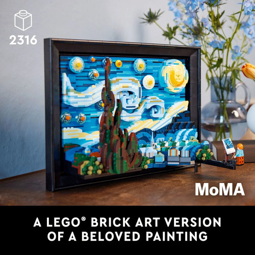 Lego Vincent Van Gogh A Noite Estrelada 21333 - Imagem 3