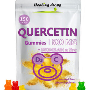 Suplemento Healing Drops Quercetina Com Gomas De Bromelaína