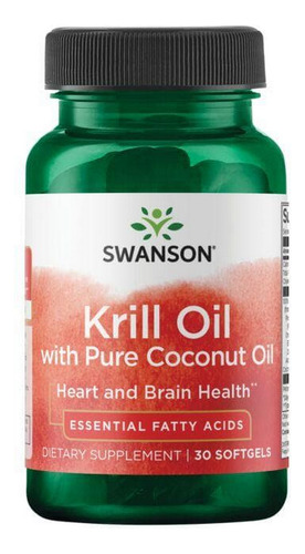 Óleo De Krill Com Óleo De Coco Puro 30 Cápsulas Gelatinosas - Imagem 2