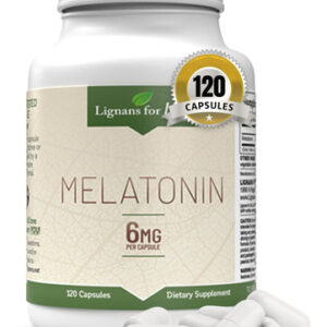 Suplemento Lignans For Life Melatonina 6 Mg 120 Cápsulas