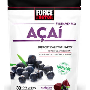Suplemento Force Factor Açaí Soft Chews Immune Support 30u