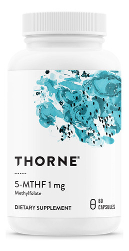 Suplemento Thorne 5-mthf De Metilfolato 1 Mg 60 Cápsulas