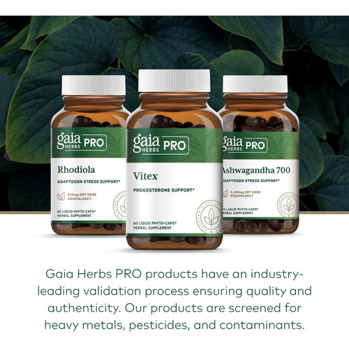 Suplemento Gaia Herbs Pro Vitex Apoia O Ciclo Menstrual - Imagem 6