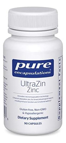 Encapsulamentos Puros Ultrazin Zinco | Suporte Mineral De A