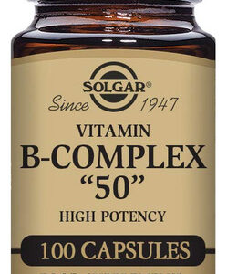 Suplemento Solgar B-complex 50 100 Cápsulas Vegetais