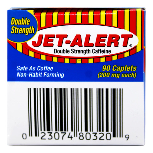 Cápsulas De Cafeína Jet-alert Double Strength 200 Mg 90 Cáps - Imagem 4