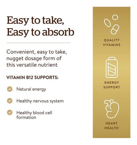 Vitamina Solgar B12 5.000 Mcg 60cp Sabor Sem sabor - Imagem 5