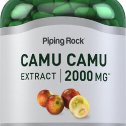 Suplemento Piping Rock Camu Camu Em Cápsulas De 2000 Mg Com