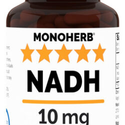 Suplemento Monoherb Nadh 10mg 90 Cápsulas Vegetarianas
