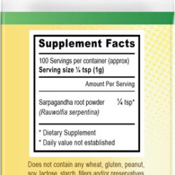 Panchaveda Ayurveda Rauwolfia Serpentina Em Pó (100g 3,52 On