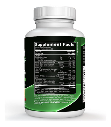 Suplemento Multivitamínico Halalways Kids Daily Gummy Halal - Imagem 2
