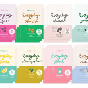 Conjunto De Máscaras Faciais Facetory K Beauty Everyday 8 Co