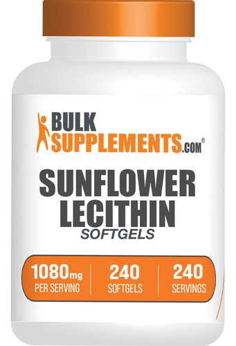 Suplemento Suplementos A Granel Lecitina De Girassol 1080mg