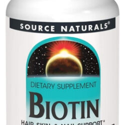 Biotina 5.000 Mcg 200 Comprimidos Da Source Naturals