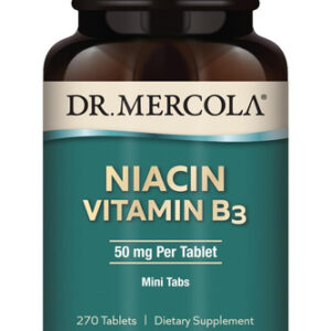Dr. Mercola Niacina Vitamina B3, 90 Porções (270 Comprimidos