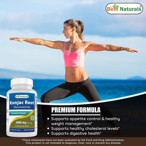 Melhor Raiz Konjac Naturals 2.000 Mg, 180 Contagens - Imagem 4