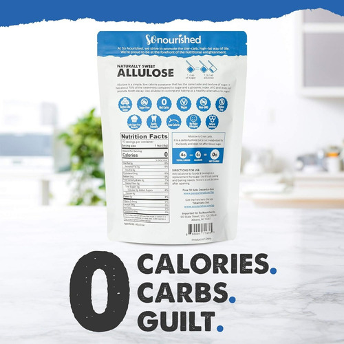 Suplemento, Alulose Sonourished 1 Lb 454 G - Imagem 2