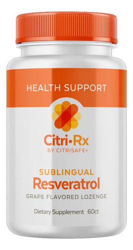 Suplemento Citrirx Resveratrol Sublingual Lozenge 60 Unidade