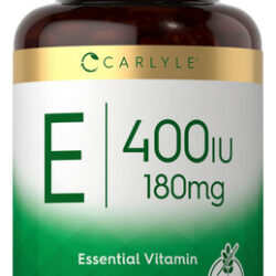 Suplemento Carlyle Vitamin E 400 Ui Cápsulas De Gelatina 300