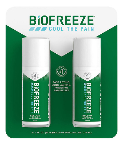 Biofreeze Pain Relief Roll On Fast Act Kit Com 2 - Imagem 4