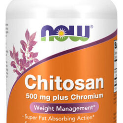 Quitosana Mais Cromo 500 Mg 120 Cápsulas Da Now Foods