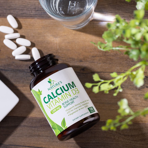 Suplemento De Cálcio Nature"s Nutrition 1200 Mg + Vitamina D - Imagem 8