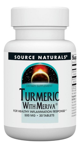 Complexo De Cúrcuma Meriva 30 Comprimidos Da Source Naturals - Imagem 2