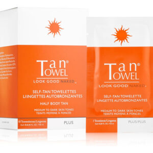 Toalha De Banho Autobronzeadora Para Meio Corpo, Pacote Com