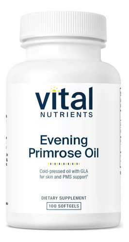 Suplemento Vital Nutrients Óleo De Prímula 1000 Mg 100 S