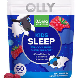 Suplemento Olly Kids Sleep Gummy 0,5 Mg De Melatonina E Fram