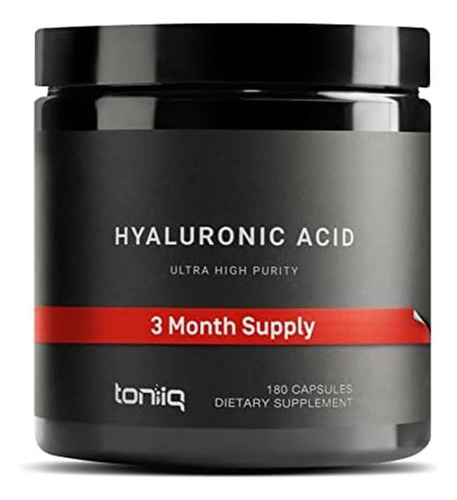 Cápsulas De Ácido Hialurônico Ultra Pureza - 95%+ Purificad