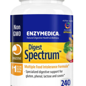 Enzymedica Spectrum, Enzimas Para Múltiplas Intolerâncias Al
