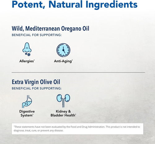 Erva E Especiarias Do Norte Americana Oreganol Psoftgels - S - Imagem 3