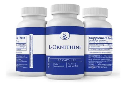 Ingredientes Puros L-ornitina, (100 Cápsulas) Sempre Puro, - Imagem 3