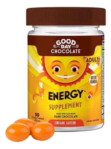 Suplemento Energético Para Adultos, 50 Peças Da Good Day Cho