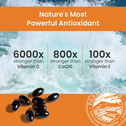 Suplemento Nutrex Hawaii Bioastin Astaxantina Havaiana 12 Mg - Imagem 4