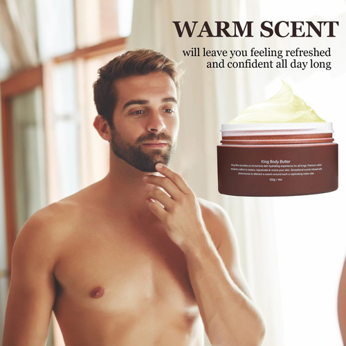 Manteiga Corporal Lucift Kings Skin King Warm Scent 120 Ml P - Imagem 4