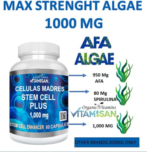Suplemento Vitamisan Célula-tronco De Algas Verdes Azuis 100 - Imagem 2