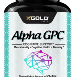 Suplemento De Colina Alpha Gpc 600 Mg 120 Cápsulas X Gold He